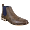 Mens Black or Brown Slip-on Chealse Boots - Cavani Hound