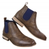 Mens Black or Brown Slip-on Chealse Boots - Cavani Hound