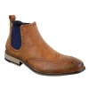 Mens Black or Brown Slip-on Chealse Boots - Cavani Hound