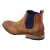 Mens Black or Brown Slip-on Chealse Boots - Cavani Hound