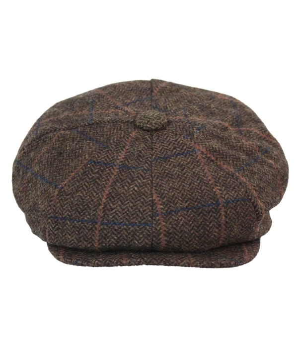 Mens Vintage Tweed Peaky Blinders Hat