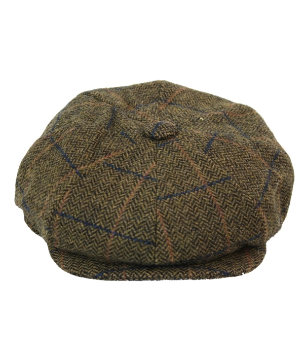 Mens Vintage Tweed Peaky Blinders Hat