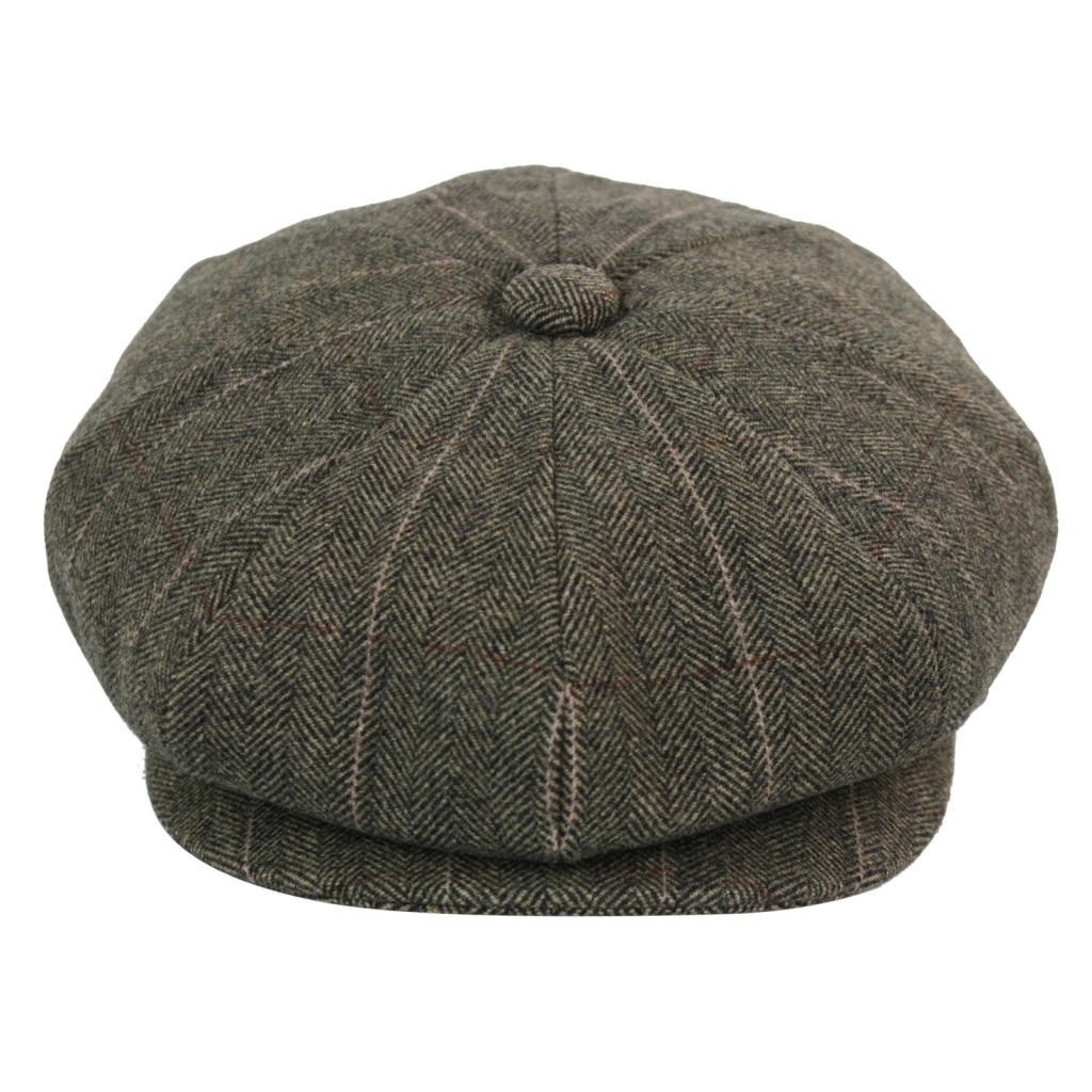 Mens Tweed Check Peaky Blinders Cap: Buy Online - Happy Gentleman