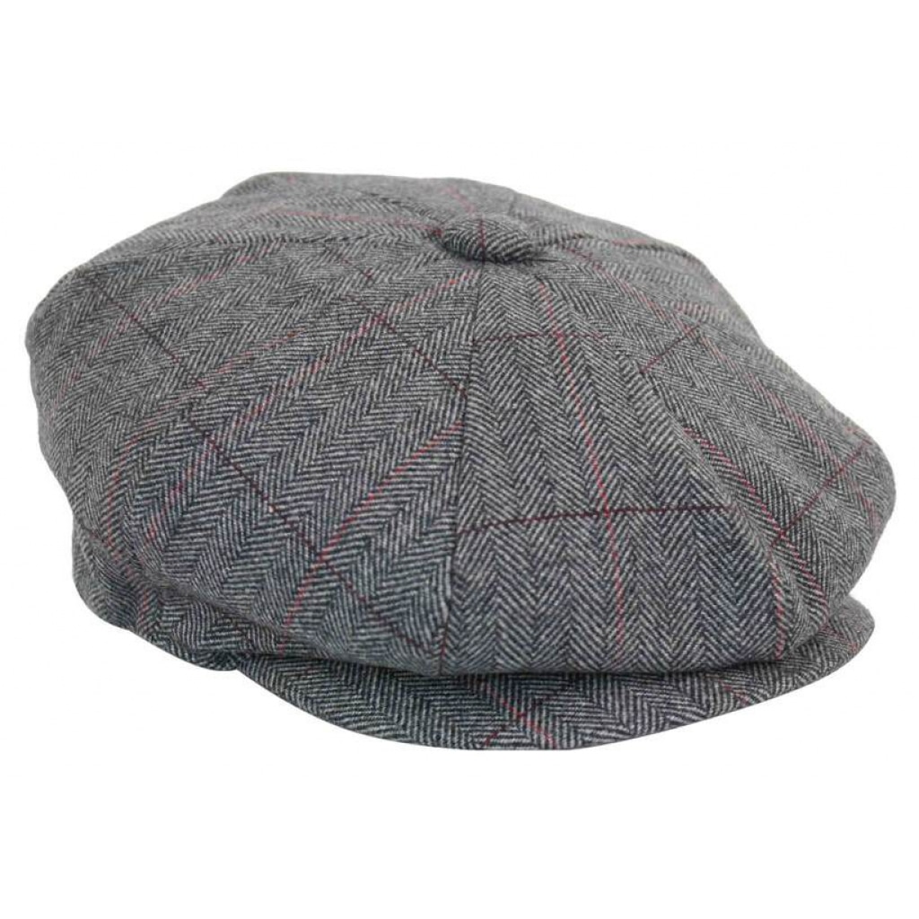 Mens Tweed Check Peaky Blinders Cap: Buy Online - Happy Gentleman