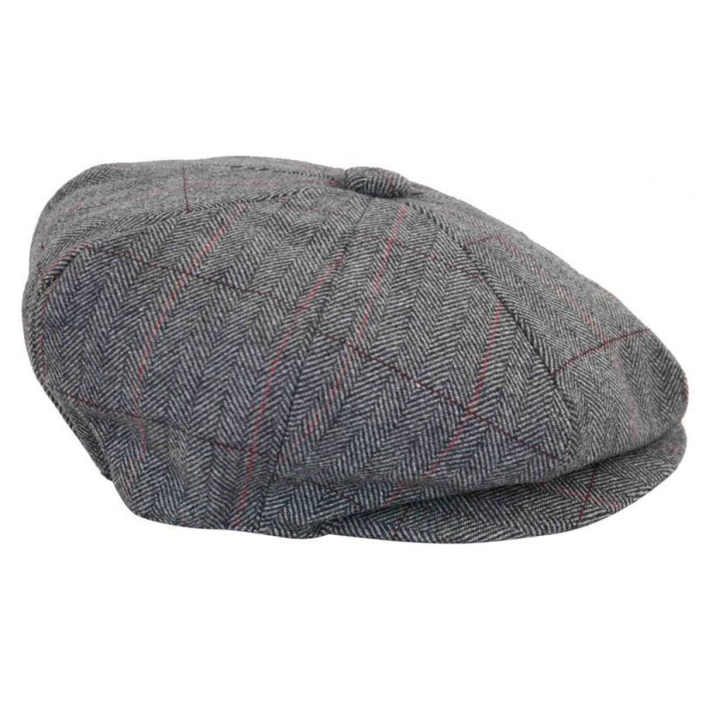 Mens Tweed Check Peaky Blinders Cap: Buy Online - Happy Gentleman