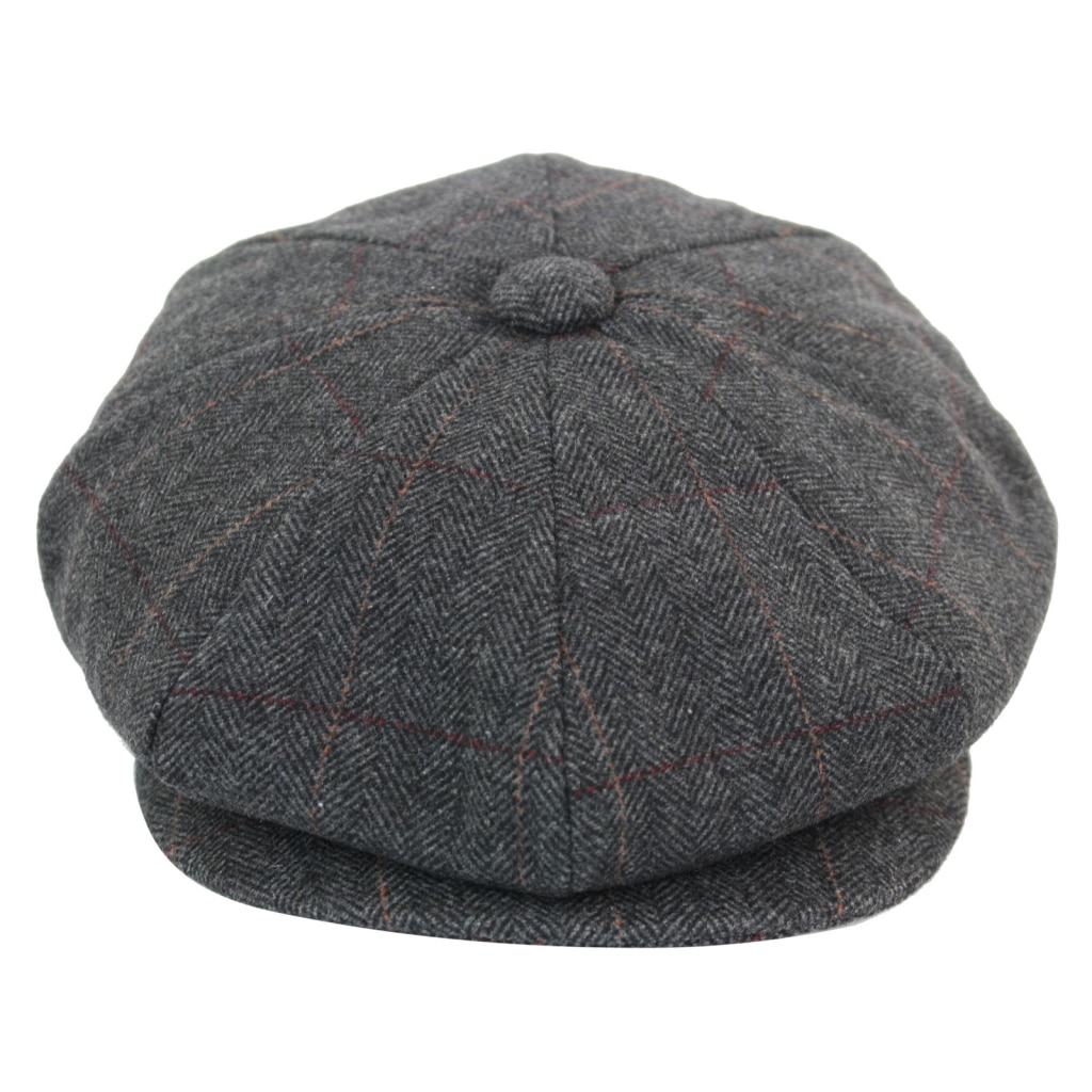 Mens Tweed Check Peaky Blinders Cap: Buy Online - Happy Gentleman