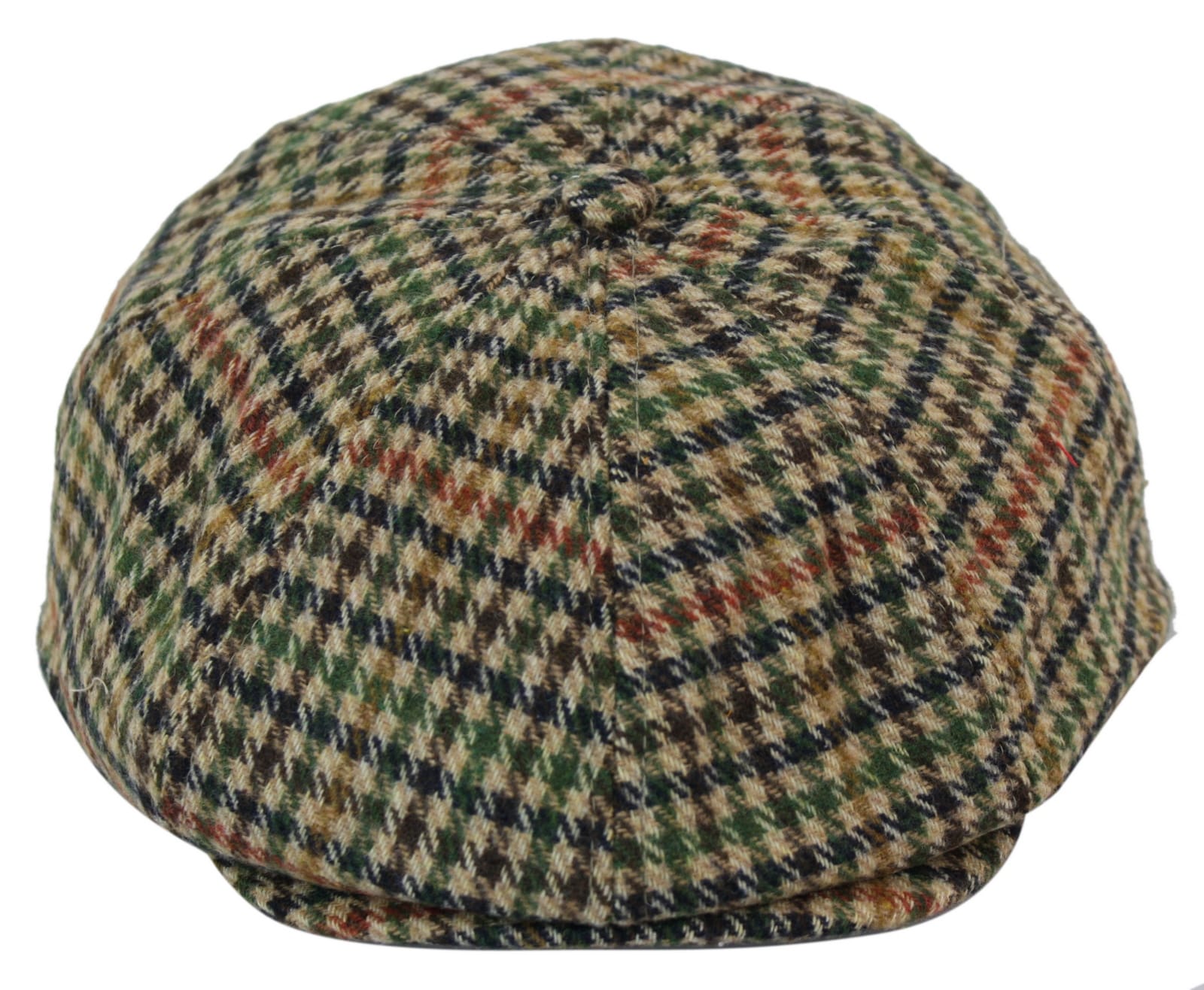 JANGOUL Men Wool Blend 8 Panel Newsboy Cap Tweed Cabbie Hat 