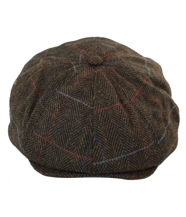 Men s Tweed 8 Panel Newsboy Hat Buy Online Happy Gentleman United States