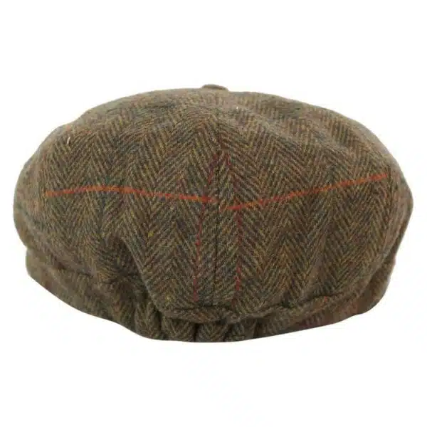 Men's Tweed 8 Panel Newsboy Hat