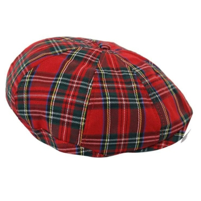 Men's Tweed 8 Panel Newsboy Hat | Happy Gentleman