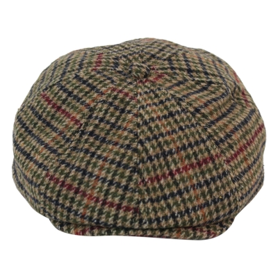 Men's Tweed 8 Panel Newsboy Hat