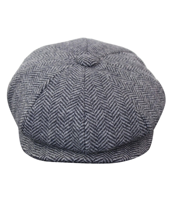 HT6316 - Herren Herringbone Tweed Peaky Blinders Hut