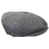 HT6364 - Mens Herringbone Tweed Newsboy Peaky Blinders Hat