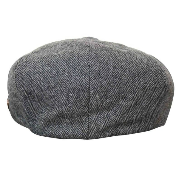 thumbnail image 2 of Newsboy Hats For Men Classic Herringbone Tweed Flat Cap | Shopee 2 of 13