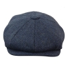 HT6364 - Mens Herringbone Tweed Newsboy Peaky Blinders Hat