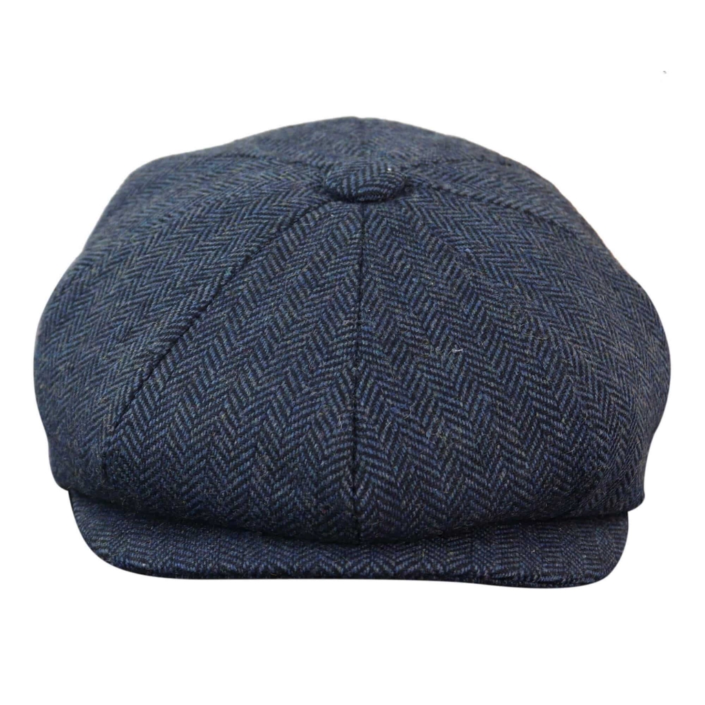 HT6364 - Mens Herringbone Tweed Newsboy Peaky Blinders Hat: Buy Online ...