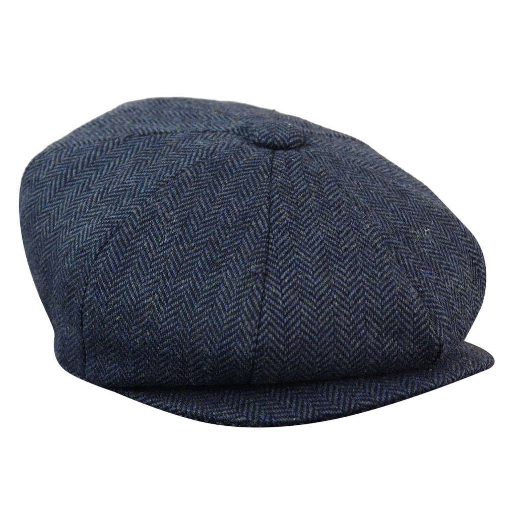 HT6364 - Mens Herringbone Tweed Newsboy Peaky Blinders Hat: Buy Online ...