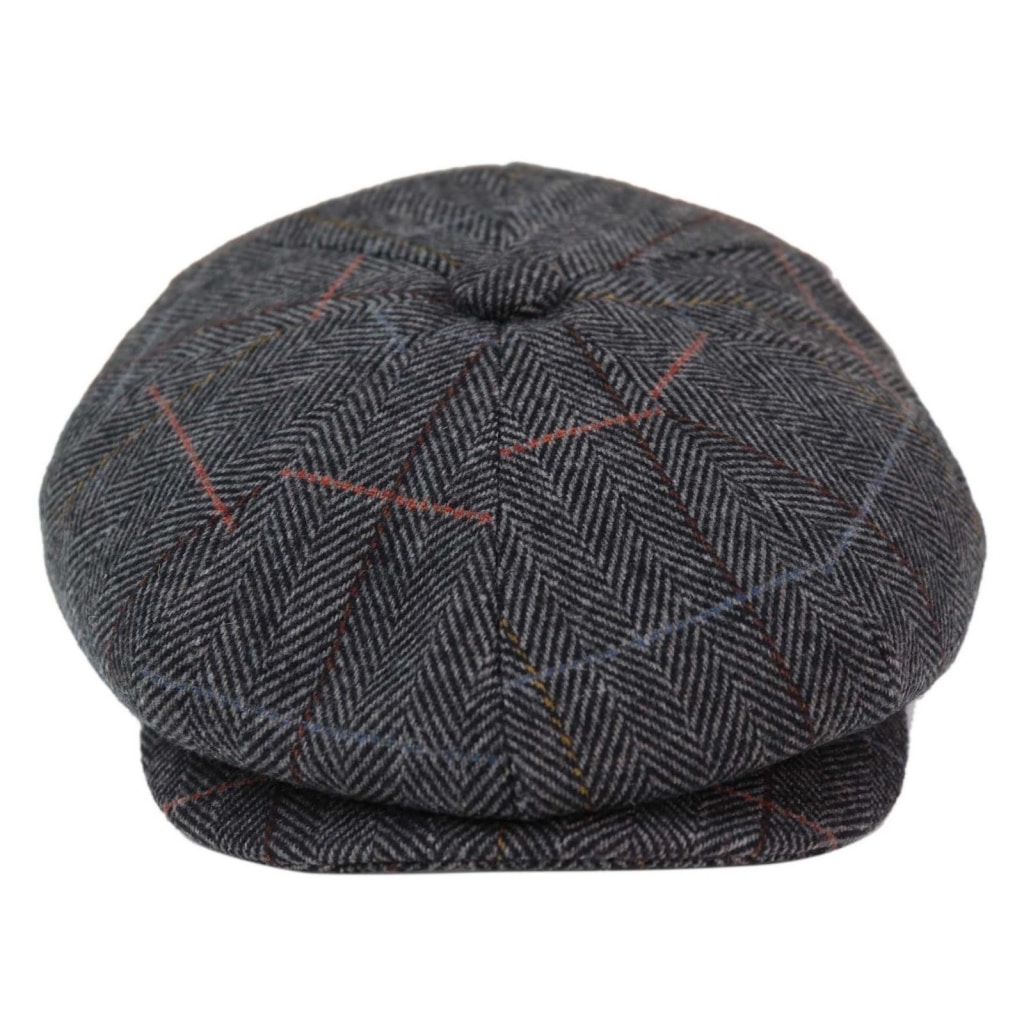 Mens 8-Panel Newsboy Cap: Buy Online - Happy Gentleman