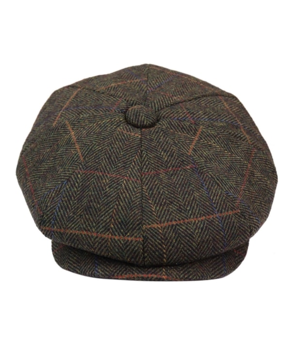 Mens 8-Panel Newsboy Cap