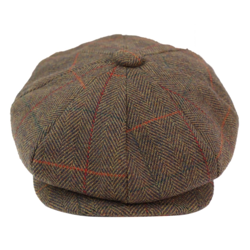 Mens 8-Panel Newsboy Cap: Buy Online - Happy Gentleman