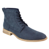 Mens Matt Leather Laced Peaky Blinders Boots