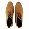 Mens Matt Leather Laced Peaky Blinders Boots