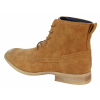 Mens Matt Leather Laced Peaky Blinders Boots