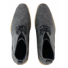 Mens Matt Leather Laced Peaky Blinders Boots