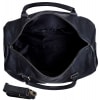 Genuine Leather Vintage Carry On Travel Bag - Black