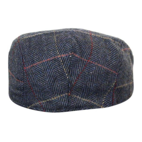 Marc Darcy Eton Mens Tweed Vintage Retro Grandad Flat Caps Hats Peaky Blinders Check Classic