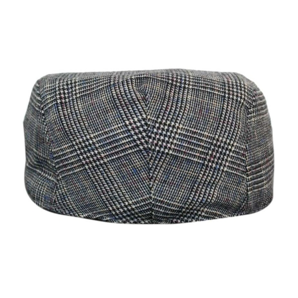Marc Darcy Hampton Mens Tweed Vintage Retro Grandad Flat Caps Hats Peaky Blinders Check Classic