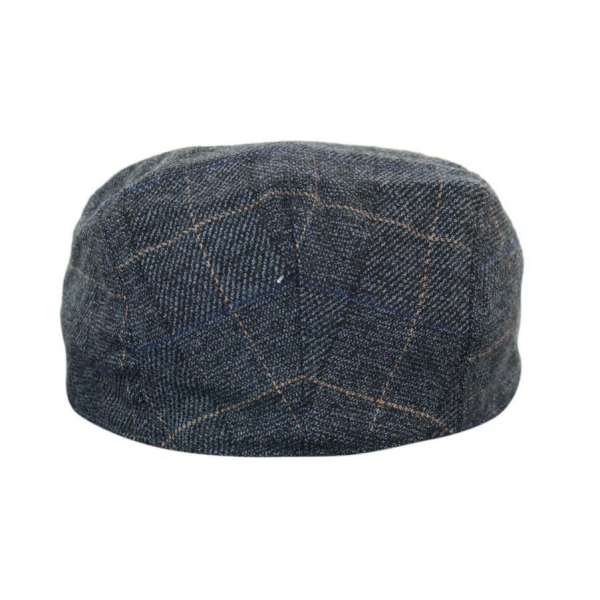 Marc Darcy Scott Mens Tweed Vintage Retro Grandad Flat Caps Hats Peaky Blinders Check Classic