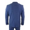 Men's Blue Herringbone 3 Piece Tweeed Suit - STZ11