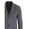 Men's Classic Wool Long Overcoat-Grey