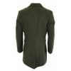 Men's Classic Wool Long Overcoat-Olive Green