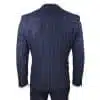 Men's Navy-Blue Tweed Check Suit - Paul Andrew Harvey