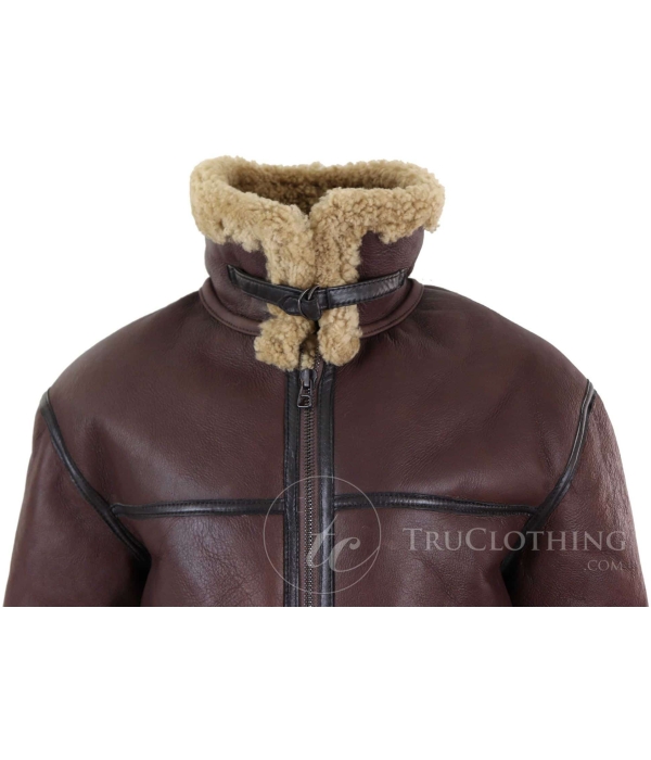 Men's Shearling Sheepskin Flying Jacket