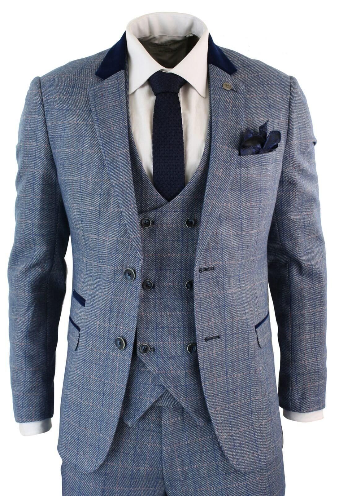 Wemaliyzd Mens 3 Piece Jacquard Wedding Suit Paisley Pattern Blazer Vest Pants 