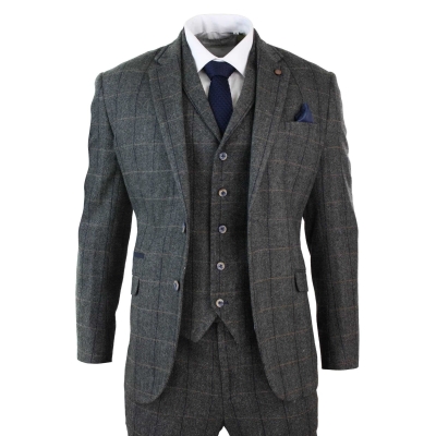 Tweed 3 Piece Suits | Happy Gentleman