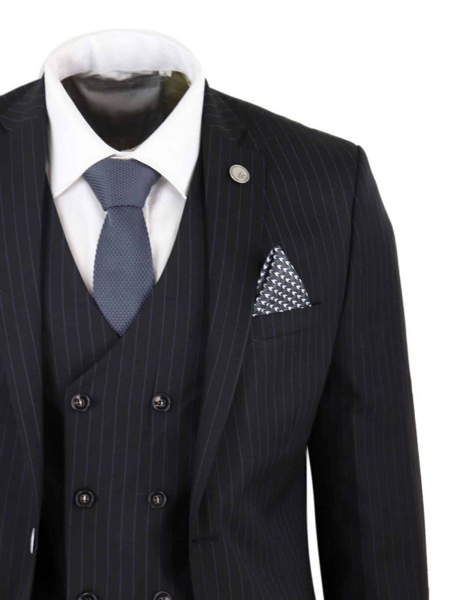 pinstriped suits for men