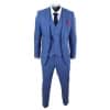 Mens Blue Light Summer Suit