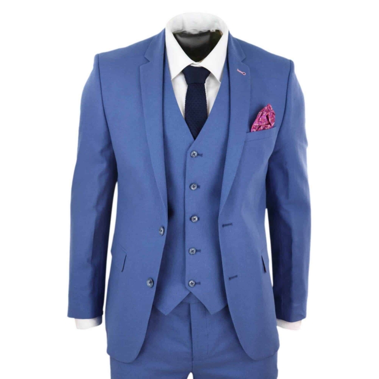 Mens Deep Purple 3 Piece Suit | Happy Gentleman