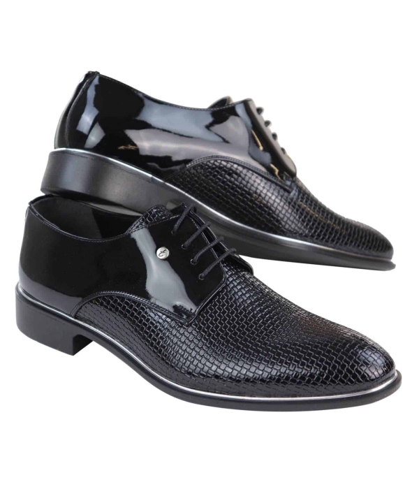 Mens Classic Laced Pattern Shoes