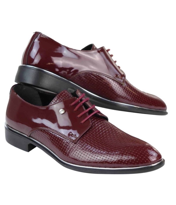 Mens Classic Laced Pattern Shoes