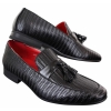 Mens Classic Tassel PU Leather Loafers