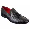 Mens Classic Tassel PU Leather Loafers