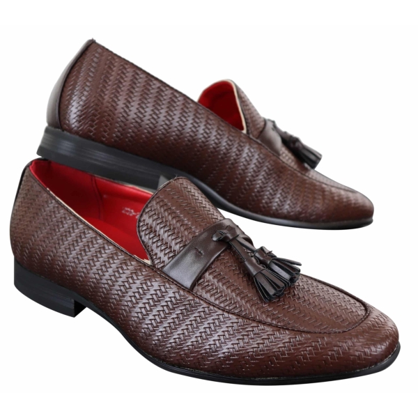 Mens Classic Tassel PU Leather Loafers: Buy Online - Happy Gentleman