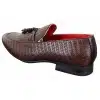 Mens Classic Tassel PU Leather Loafers
