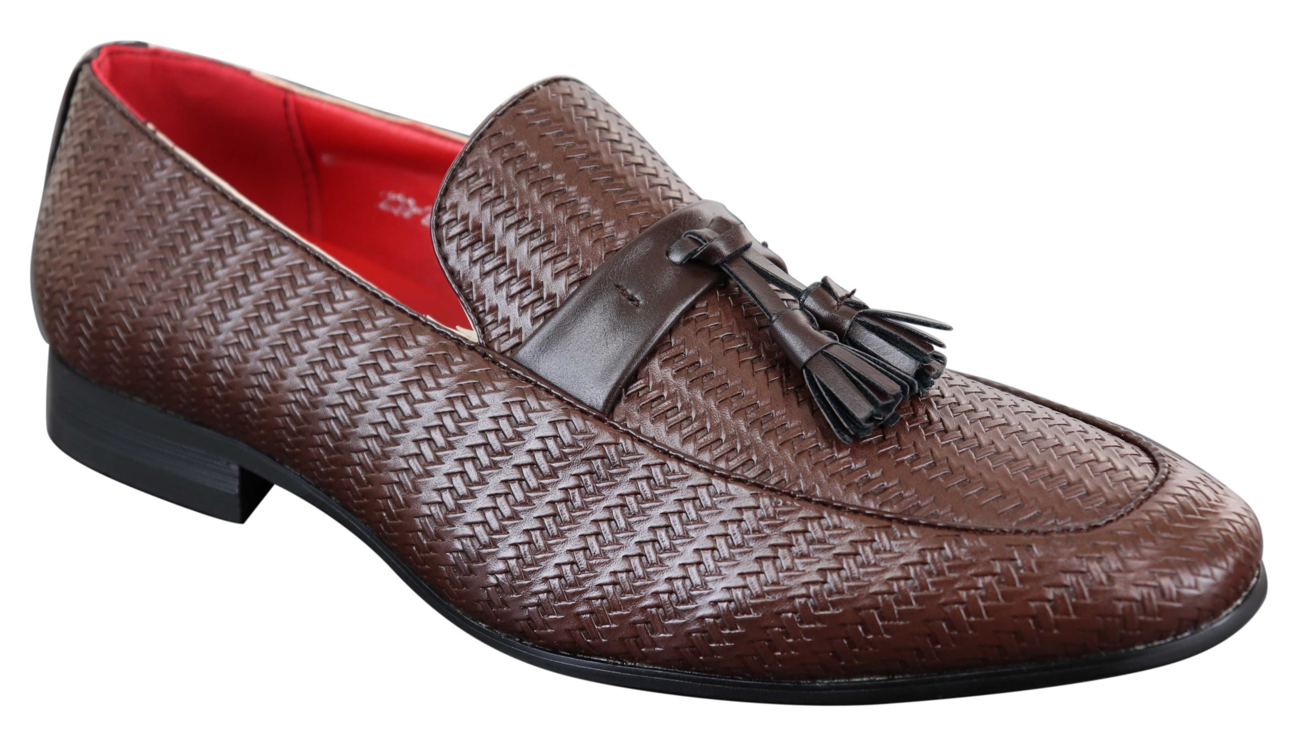 Mens Classic Tassel PU Leather Loafers | Happy Gentleman