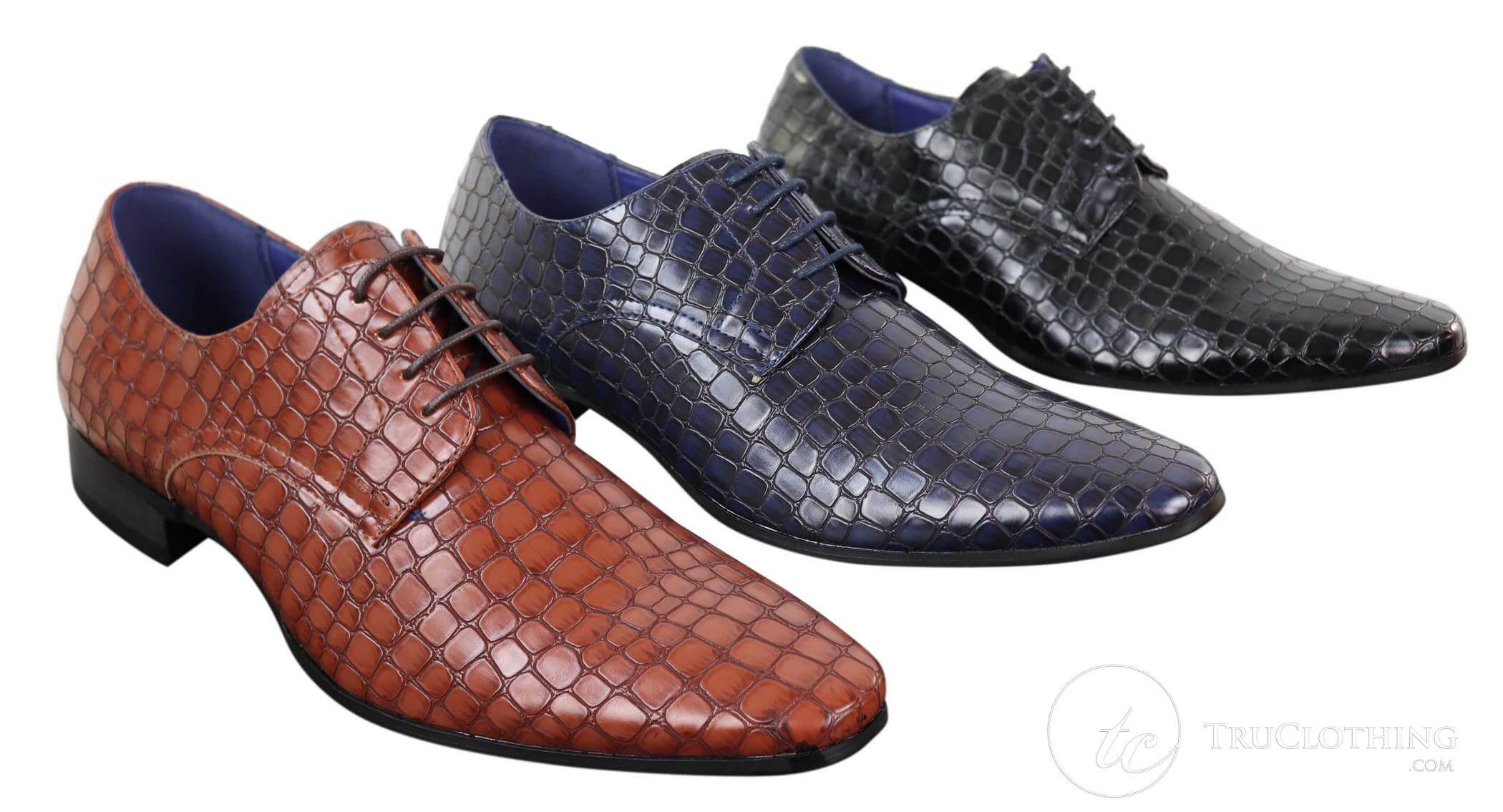 Mens Crocodile Shoes - Mens Crocodile Skin Shoes